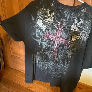 Y2K Affliction T Shirt size 2Xl